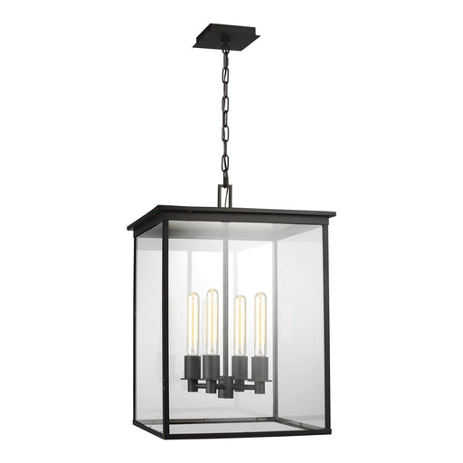 Generation Lighting - CO1154HTCP - Four Light Hanging Lantern - FREEPORT - Heritage Copper
