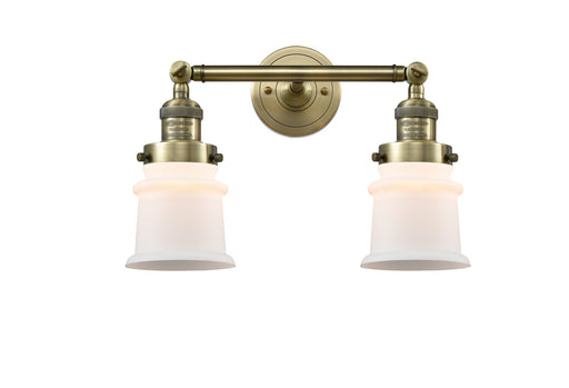 Innovations - 208-AB-G181S - Two Light Bath Vanity - Franklin Restoration - Antique Brass