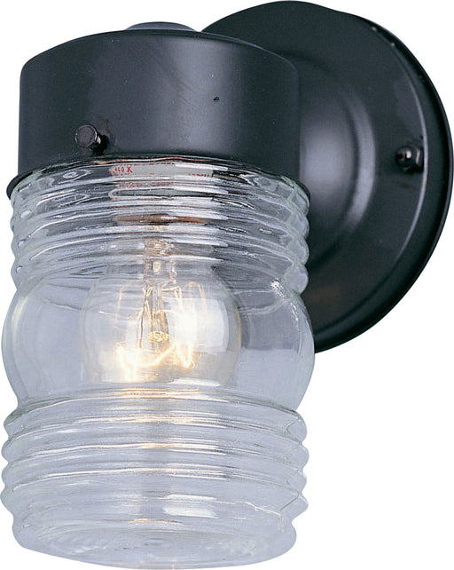 Maxim - 92001CLBK - One Light Outdoor Wall Lantern - Side Door - Black