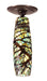 Meyda Tiffany - 21558 - 10``Pendant - Branch & Sky - Craftsman Brown