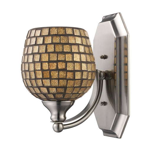 ELK Home - 570-1C-GLD - One Light Vanity Lamp - Mix and Match Vanity - Polished Chrome