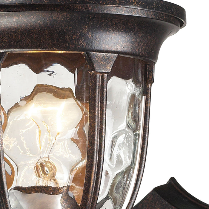 One Light Wall Sconce from the Glendale collection in Regal Bronze finish