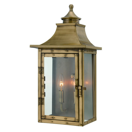 Acclaim Lighting - 8312AB - Two Light Outdoor Wall Mount - St. Charles - Aged Brass