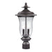 ELK Home - 8002EP/75 - Two Light Post Mount - Trinity - Oil Rubbed Bronze
