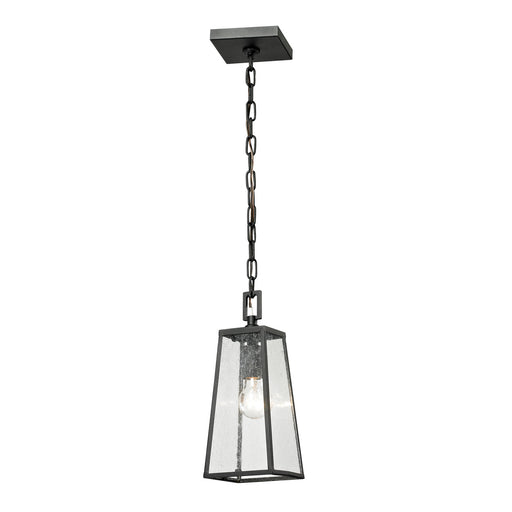 ELK Home - 45092/1 - One Light Outdoor Hanging Lantern - Meditterano - Matte Black
