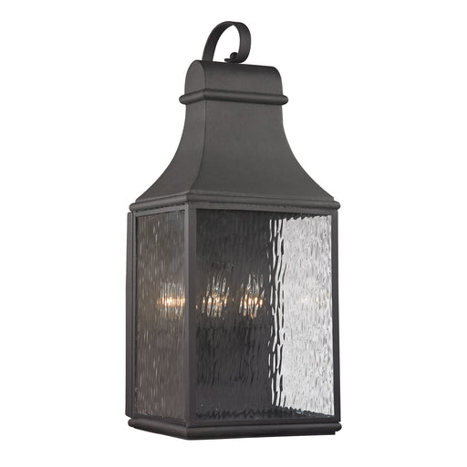 ELK Home - 47073/3 - Three Light Wall Sconce - Forged Jefferson - Charcoal
