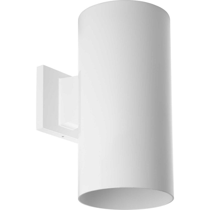 One Light Wall Lantern from the LED Cylinders collection in White finish