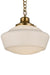 Meyda Tiffany - 183317 - One Light Pendant - Revival - Transparent Brass
