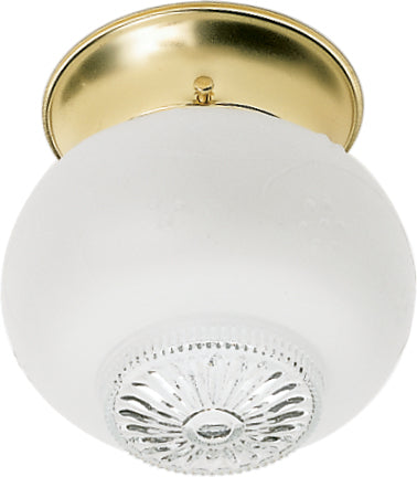 Nuvo Lighting - SF77-122 - One Light Flush Mount - Polished Brass