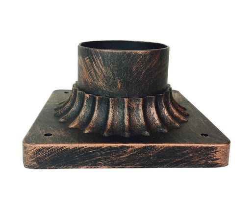 Trans Globe Imports - 100 BC - Post Base Mount - Canby - Black Copper