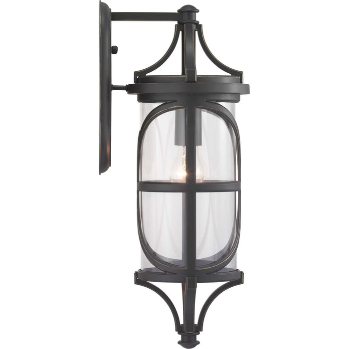 One Light Wall Lantern from the Morrison collection in Antique Bronze finish