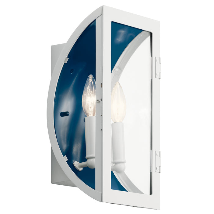 Kichler - 49286WH - Two Light Outdoor Wall Mount - Narelle - White