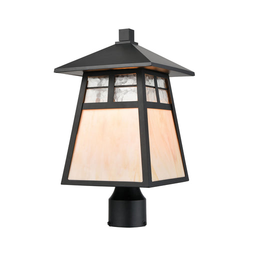 ELK Home - 87054/1 - One Light Outdoor Post Lantern - Cottage - Matte Black