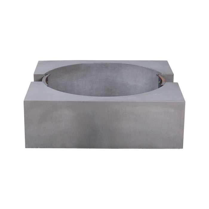 Fire Pit from the Volcano collection in Polished Concrete finish