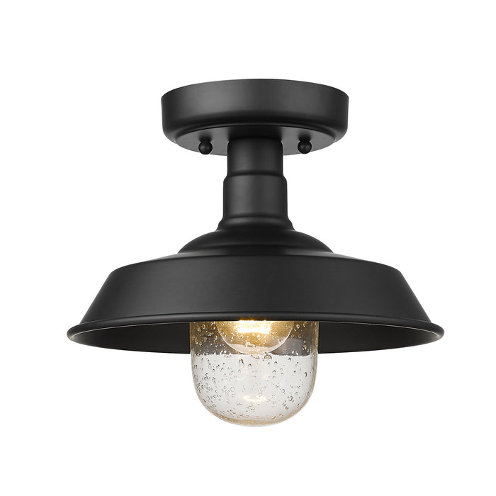 One Light Convertible Pendant from the Burry collection in Matte Black finish