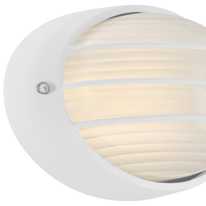LED Bulkhead from the Cabo collection in White finish
