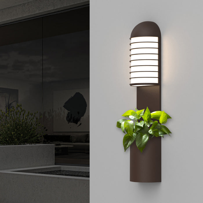 LED Wall Sconce from the Lighthouse™ collection in Textured Bronze finish