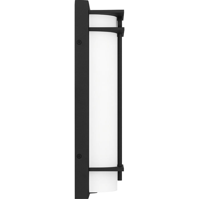 LED Outdoor Wall Mount from the Syndall collection in Earth Black finish