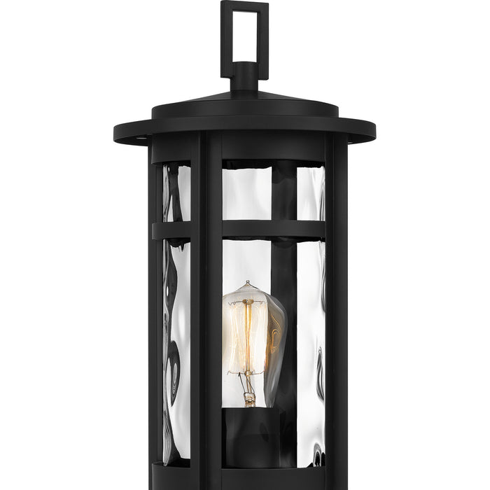 One Light Outdoor Post Mount from the Uma collection in Matte Black finish