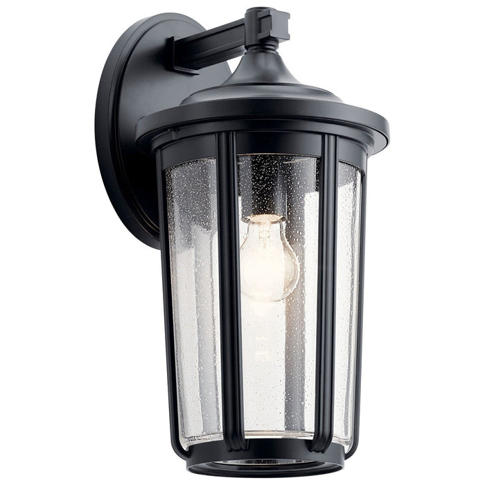 Kichler 9 Inch Outdoor Wall Light in Black Finish