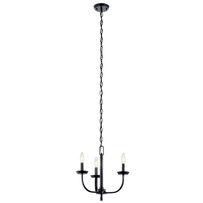 Kichler 14.75 Inch Three Light Mini Chandelier