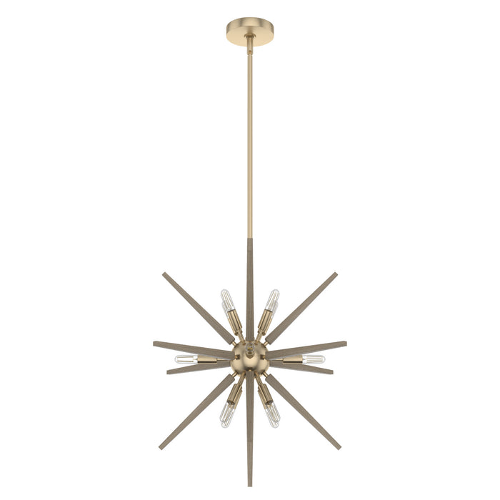 Hunter 12 Light Pendant In Jupiter Star Collection