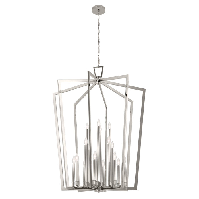 Kichler 16 Light Foyer Pendant with Hanging Height of 122.5 Inches