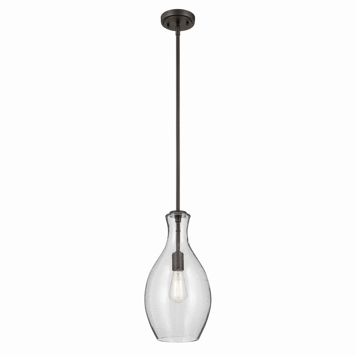 Kichler One Light Hour Glass Shaped Pendant