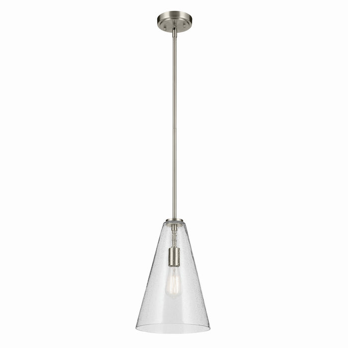 Kichler One Light Pendant In Conical Form