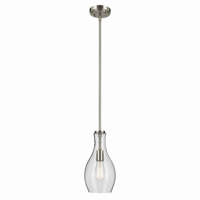 Kichler One Light Pendant with Adjustable Hanging Height
