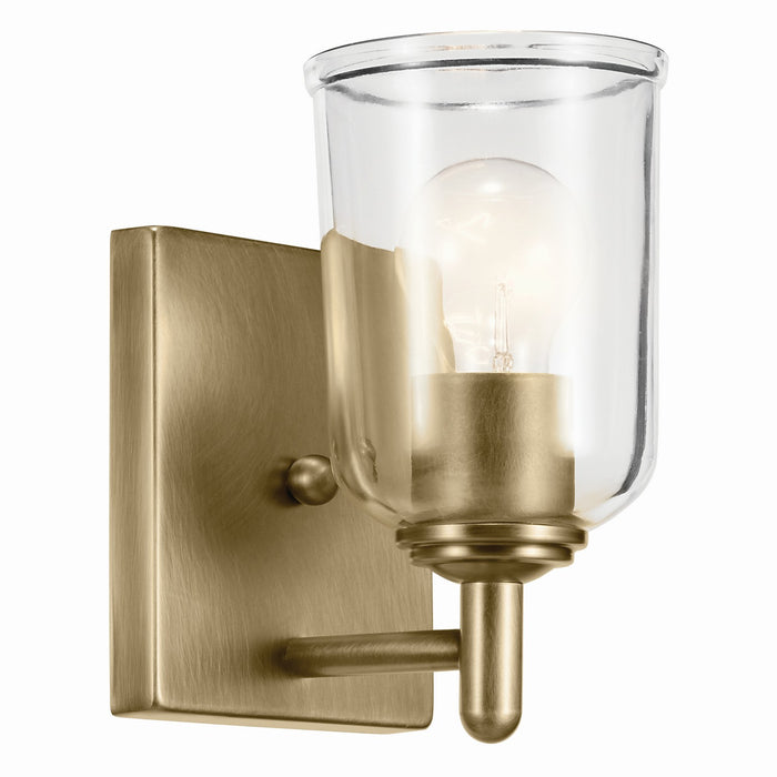Kichler 5 Inch One Light Wall Sconce with Clear Removable Glass