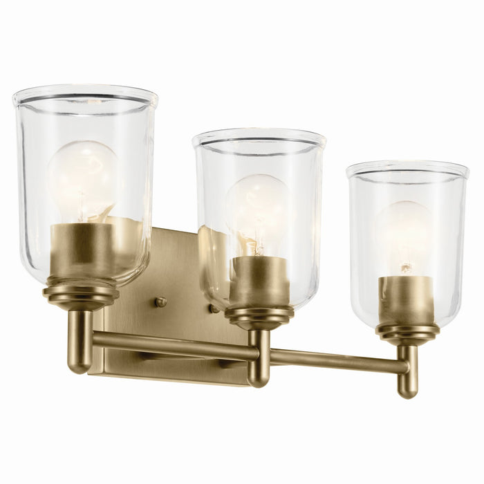 Kichler 21 Inch Three Light Bath with Removable Glass