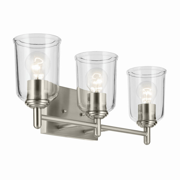 Kichler 21 Inch Three Light Bath with Removable Glass