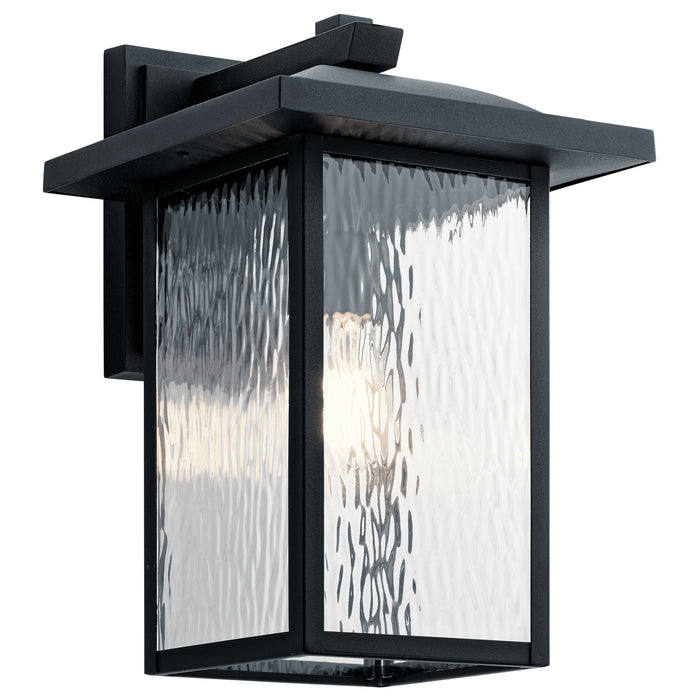 Kichler 16 Inch One Light Outdoor Wall Mount with Clear Water Glass