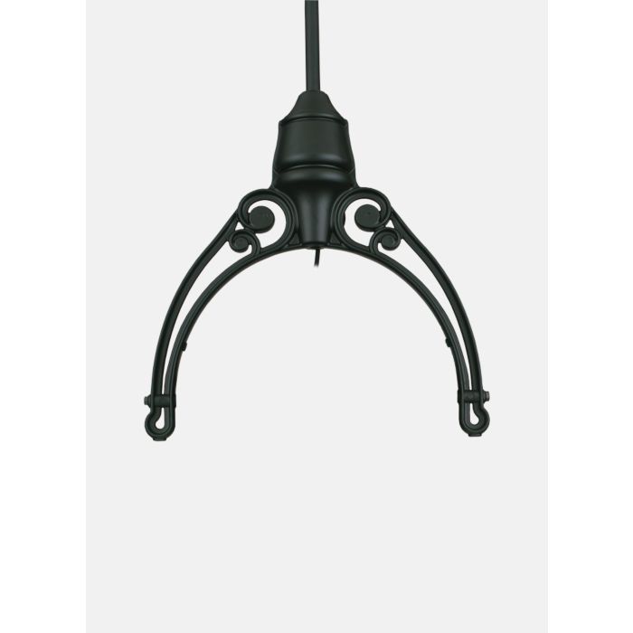 Ceiling Mount from the Old Havana collection in Black finish - MOUNT ONLY