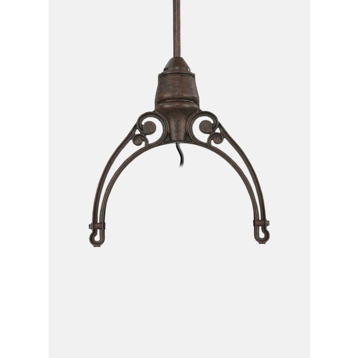 Ceiling Mount from the Old Havana collection in Rust finish - MOUNT ONLY