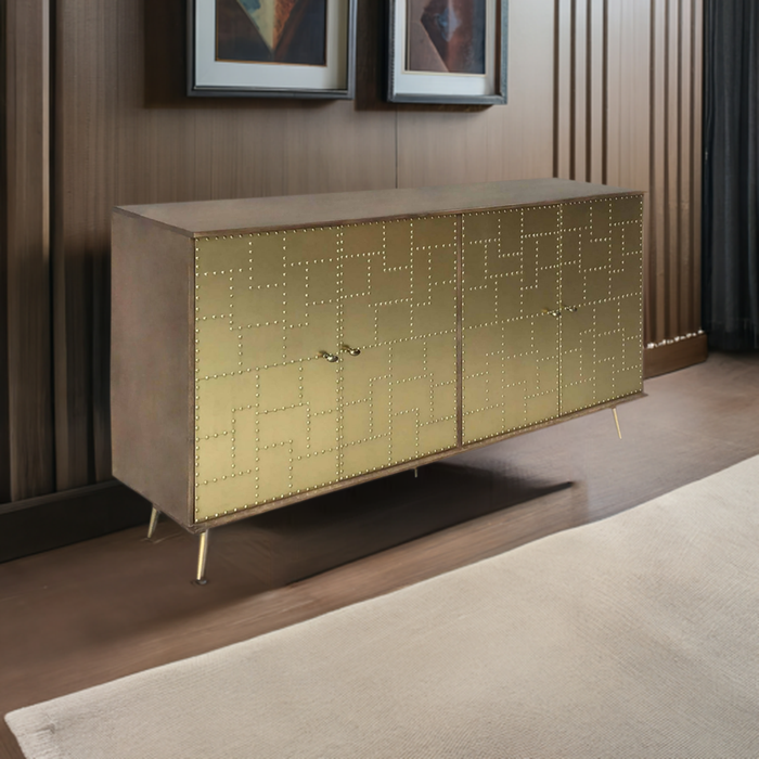Credenza from the Sender collection in Brown Stain finish