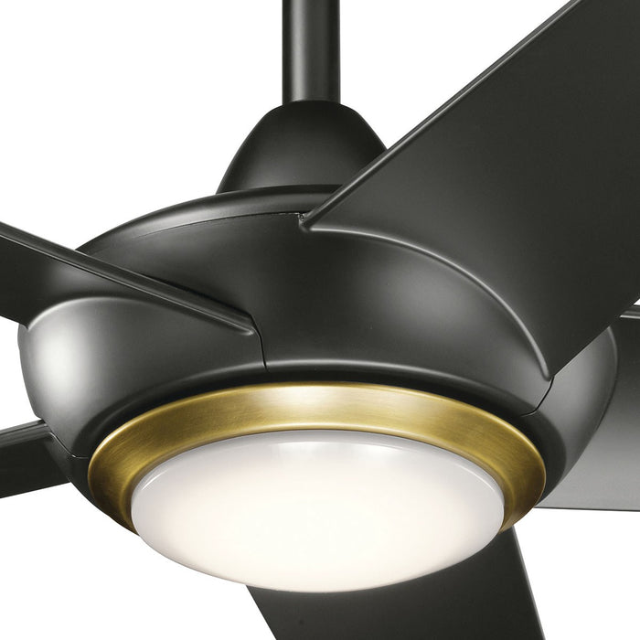 Kichler 52 Inch Ceiling Fan with 4 Switchable Trim Rings