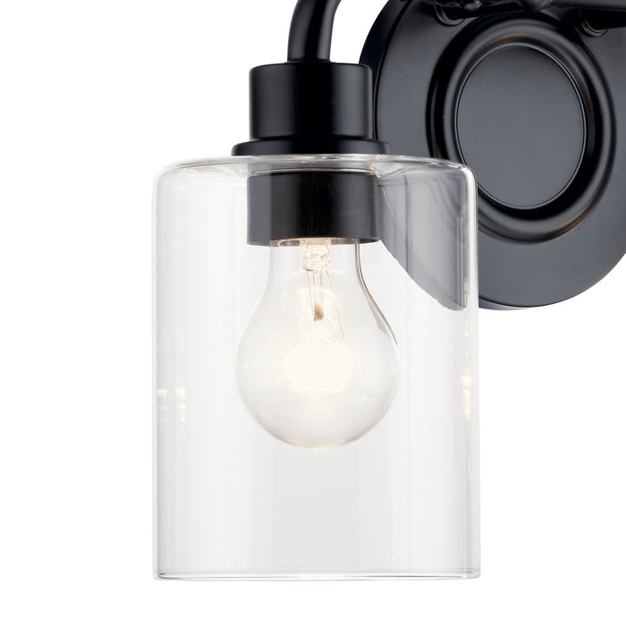 Kichler 17 Inch Two Light Bath In Luxe Black Finish