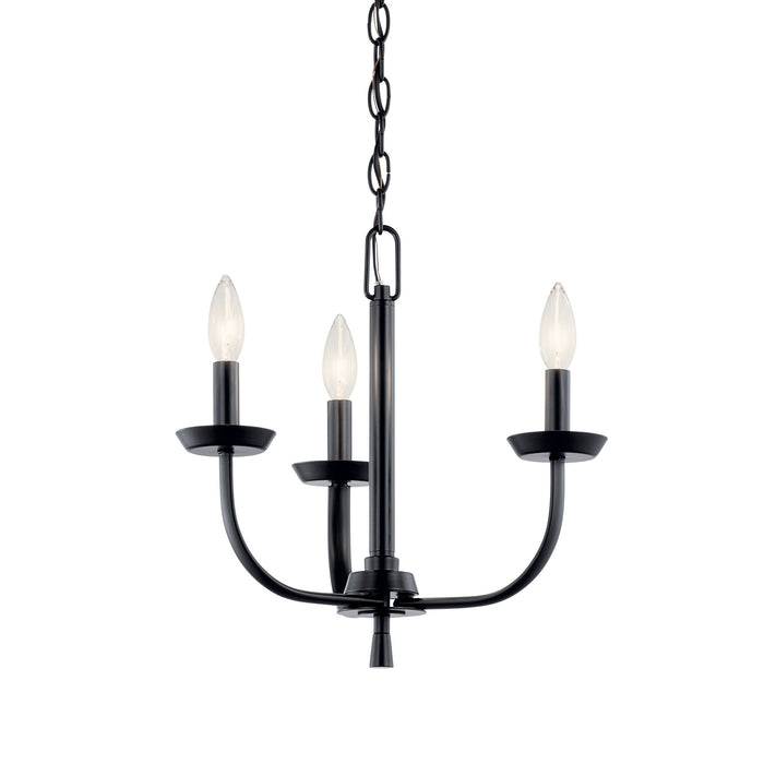 Kichler 14.75 Inch Three Light Mini Chandelier