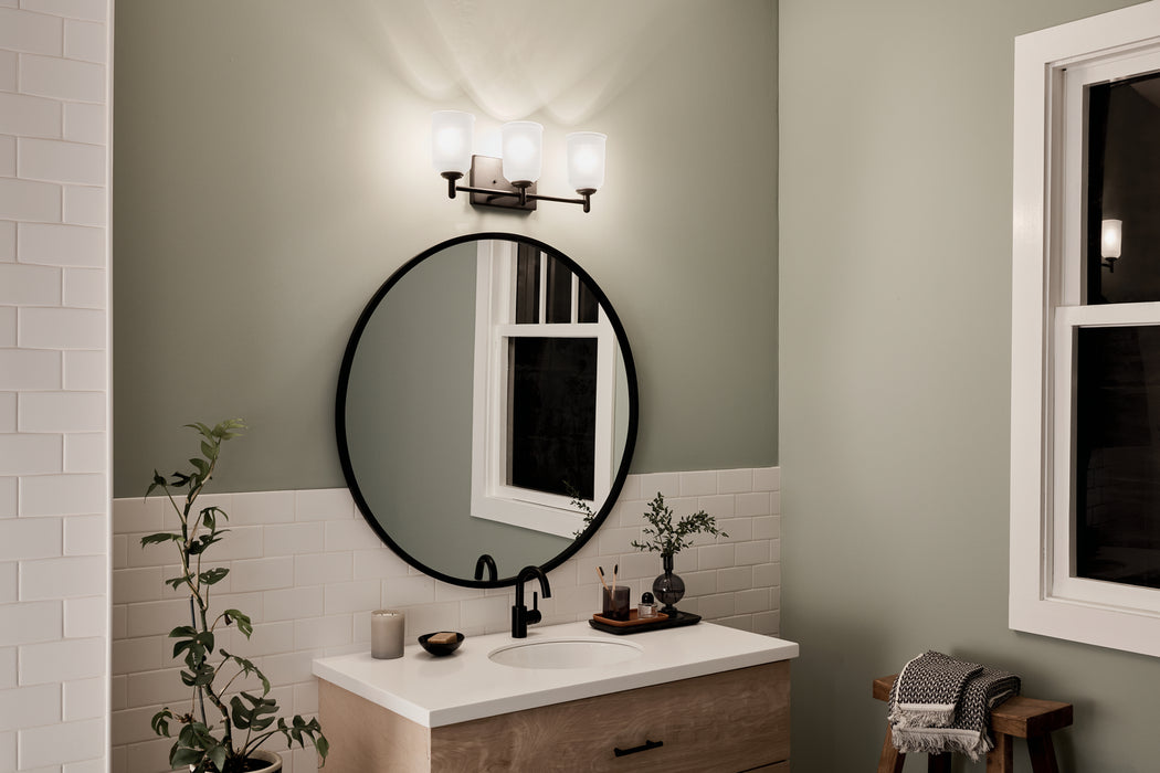 Kichler 21 Inch Three Light Bath with Removable Glass