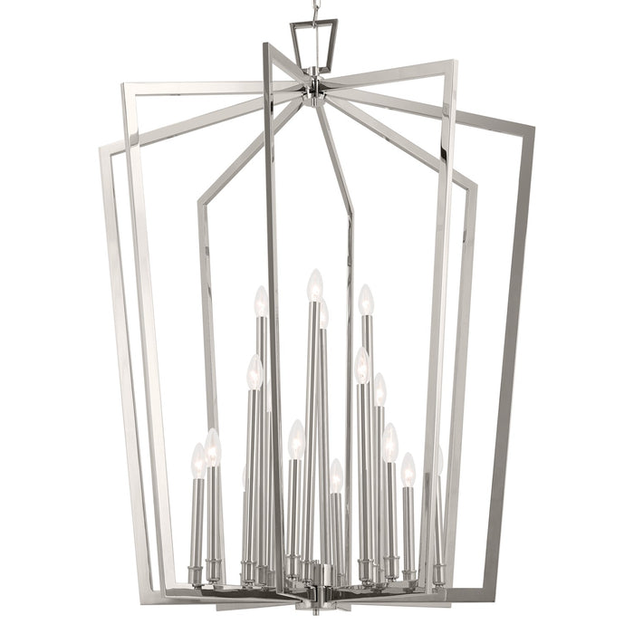 Kichler 16 Light Foyer Pendant with Hanging Height of 122.5 Inches