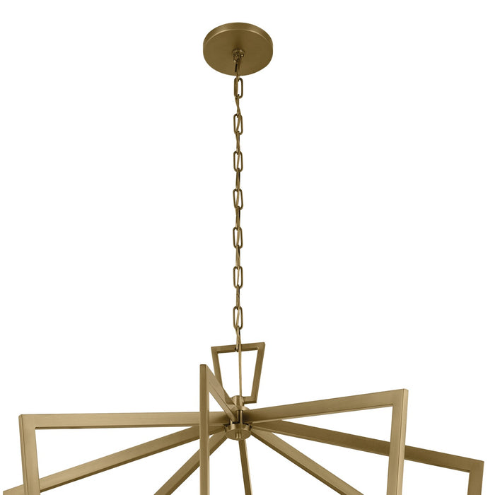 Kichler 16 Light Foyer Pendant with Hanging Height of 122.5 Inches