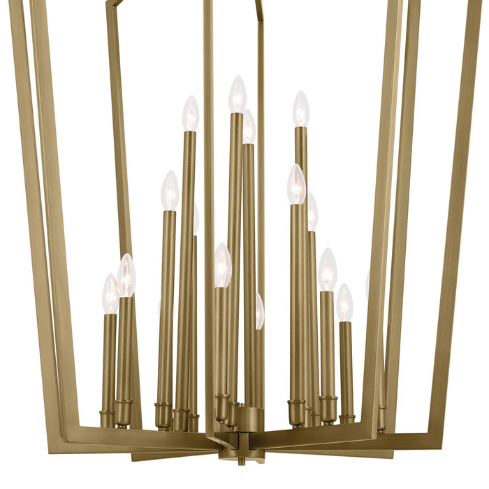 Kichler 16 Light Foyer Pendant with Hanging Height of 122.5 Inches