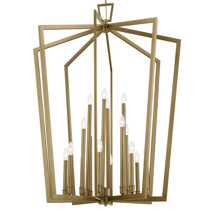 Kichler 16 Light Foyer Pendant with Hanging Height of 122.5 Inches