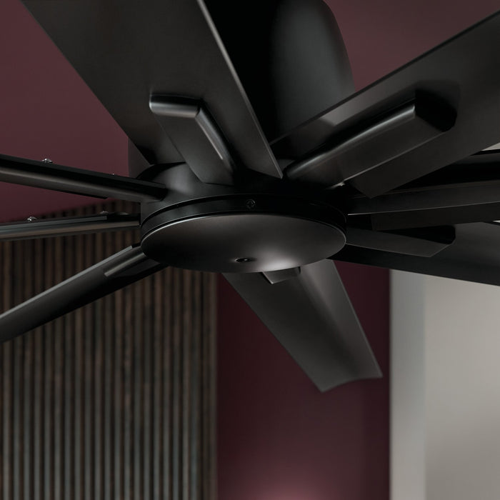 Kichler 84 Inch Ceiling Fan with Steel Body and Aluminum Blades
