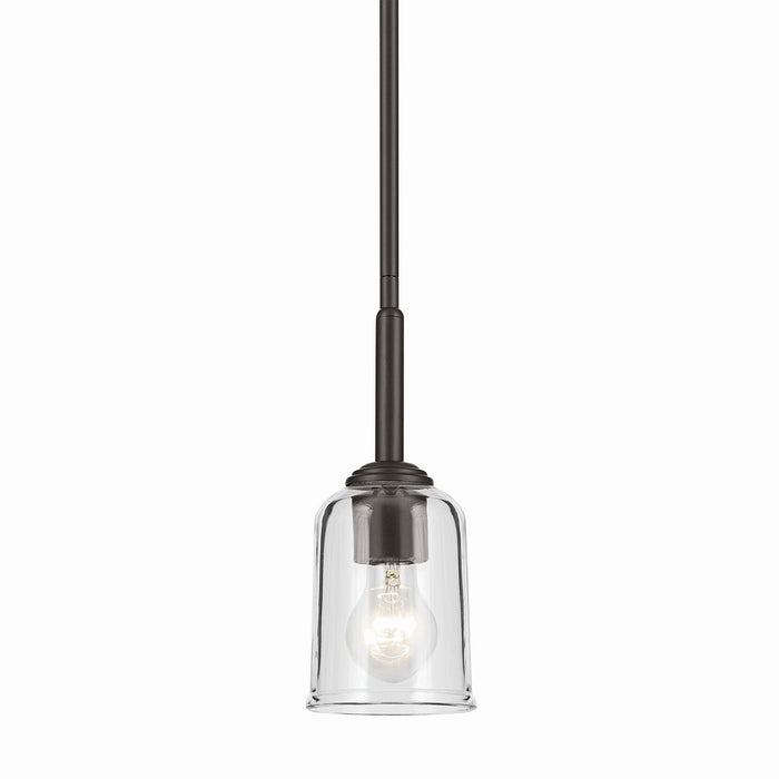 Kichler One Light Mini Pendant with Removable Glass