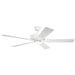 Kichler - 330019MWH - 52``Ceiling Fan - Basics Pro Designer - Matte White