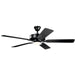 Kichler - 330019SBK - 52``Ceiling Fan - Basics Pro Designer - Satin Black