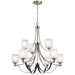 Kichler - 52277NI - Nine Light Chandelier - Tula - Brushed Nickel